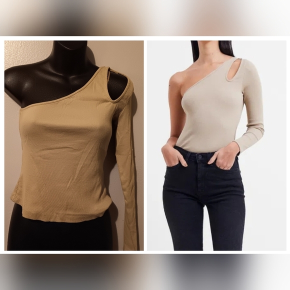 French Connection Tops - FRENCH CONNECTION Rassia Sheryle Cut-Out Asymmetric Top